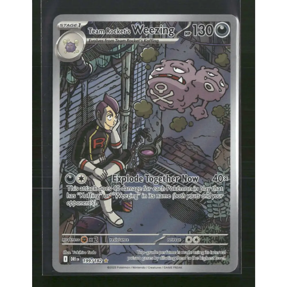 Team Rocket’s Weezing SV10: Destined Rivals #199/182 - Trading Card