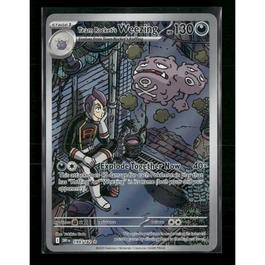 Team Rocket’s Weezing SV10: Destined Rivals #199/182 - Trading Card