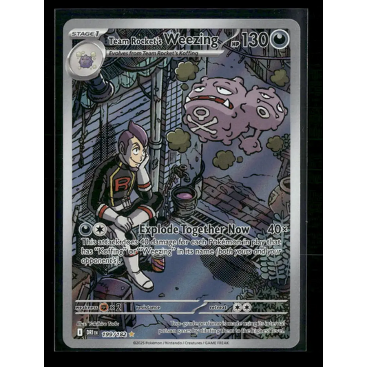 Team Rocket’s Weezing SV10: Destined Rivals #199/182 - Trading Card