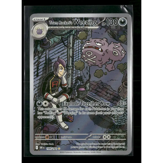 Team Rocket’s Weezing SV10: Destined Rivals #199/182 - Trading Card