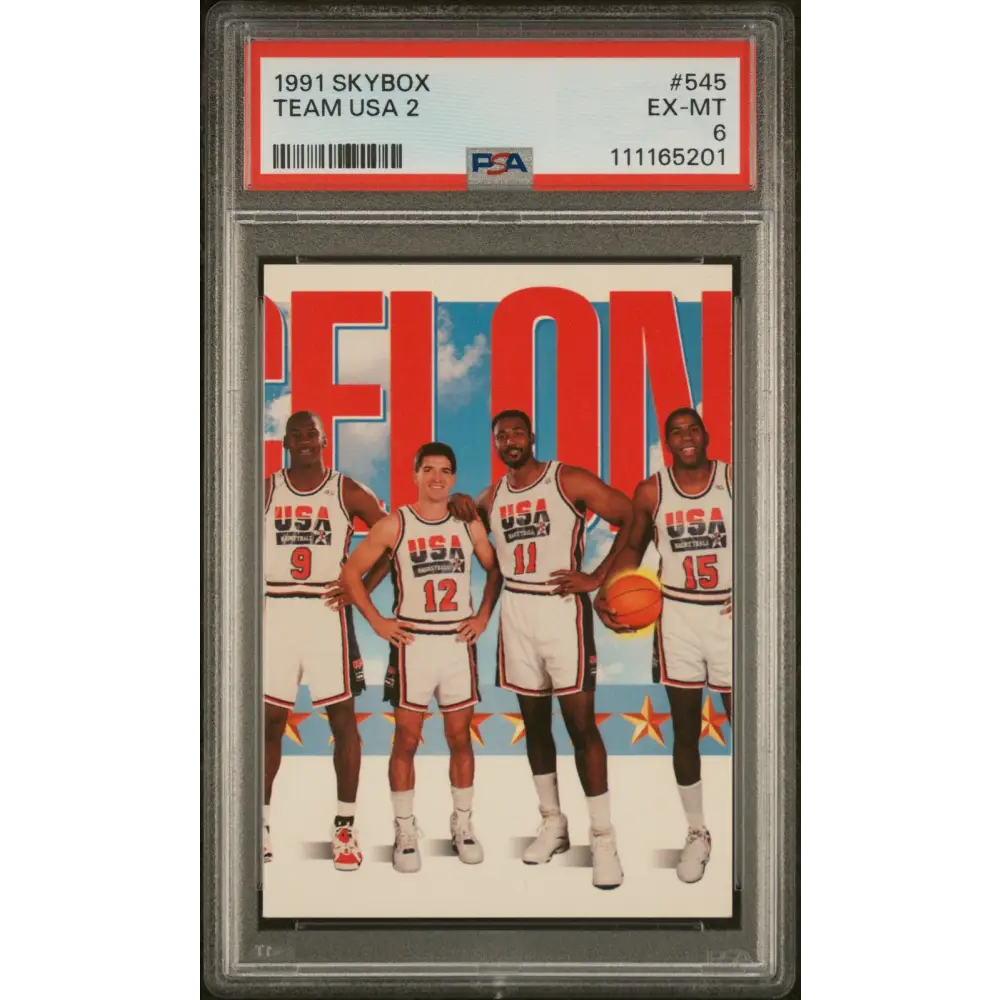 Team Usa 2 1991 Skybox #545 PSA 6