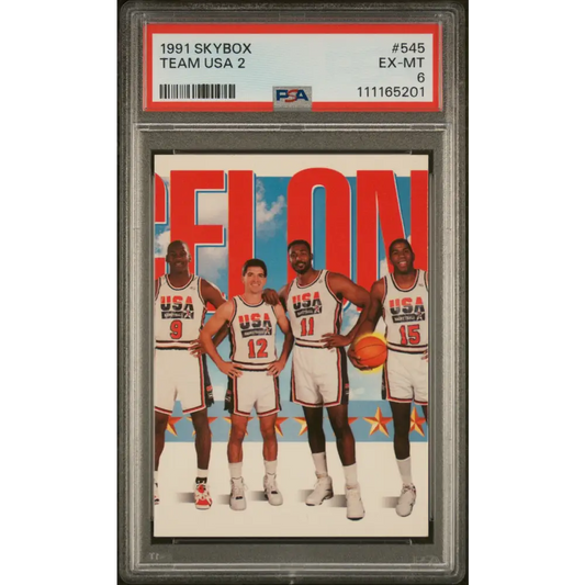 Team Usa 2 1991 Skybox #545 PSA 6