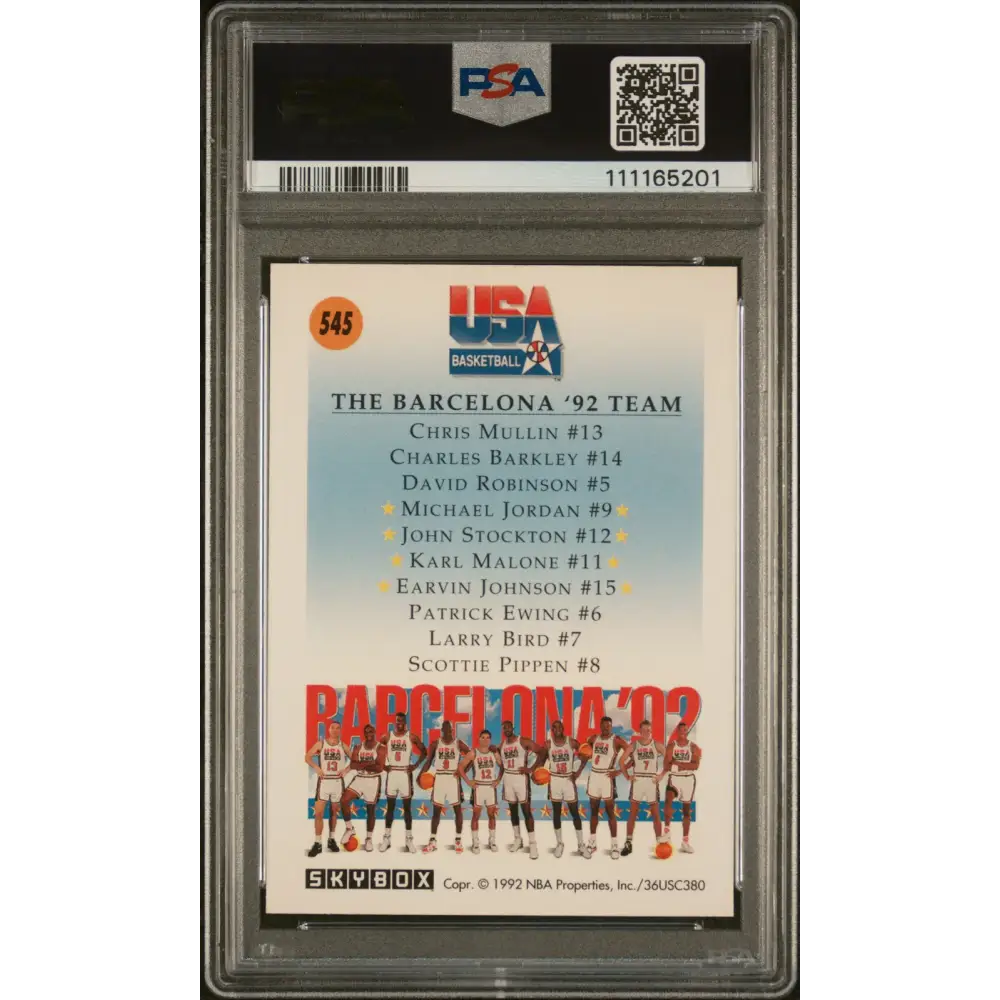Team Usa 2 1991 Skybox #545 PSA 6