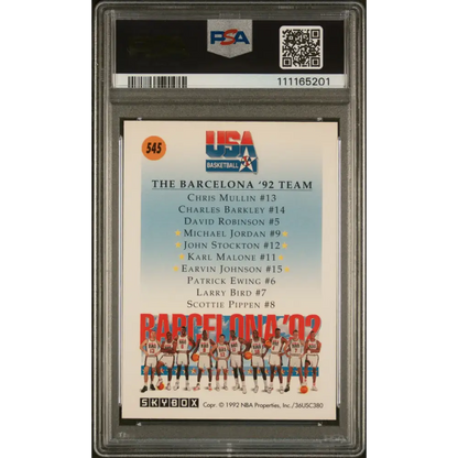 Team Usa 2 1991 Skybox #545 PSA 6