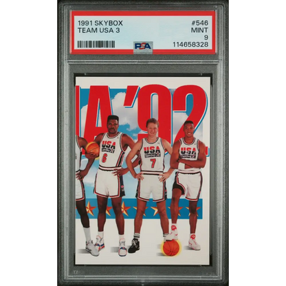 Team Usa 3 1991 Skybox #546 PSA 9