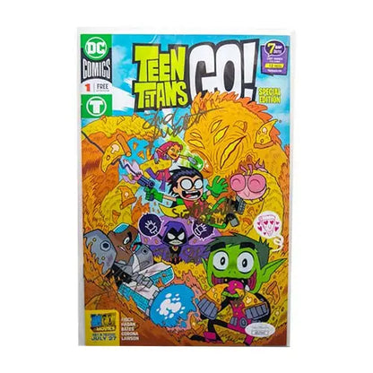Teen Titans Go! Signature Series - Cast Signed Comic - nodiscount