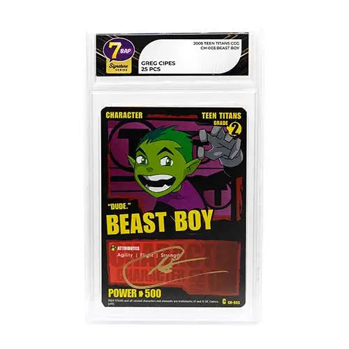 Teen Titans Go! Signature Series - Greg Cipes Card - nodiscount