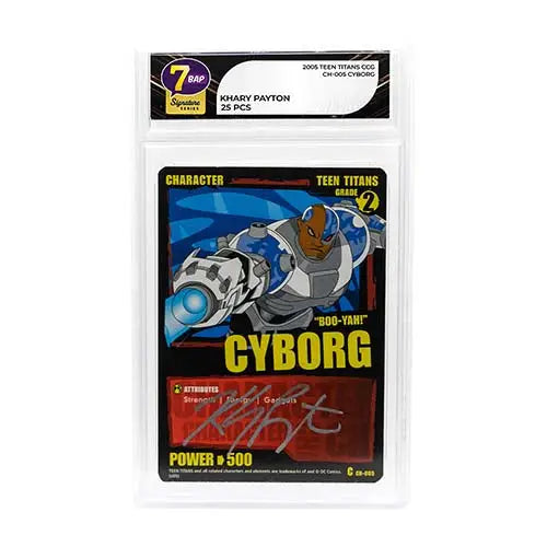 Teen Titans Go! Signature Series - Khary Payton Card - nodiscount