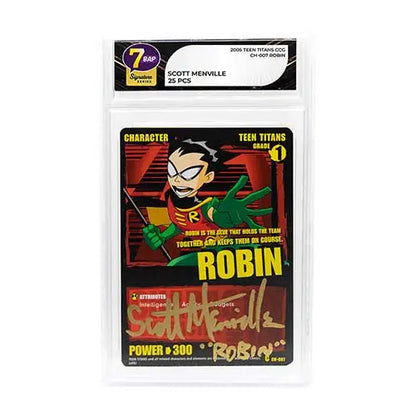 Teen Titans Go! Signature Series - Scott Menville Card - nodiscount