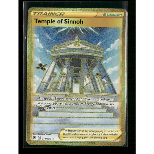 Temple of Sinnoh (Secret) SWSH10: Astral Radiance #214/189 - Trading Card