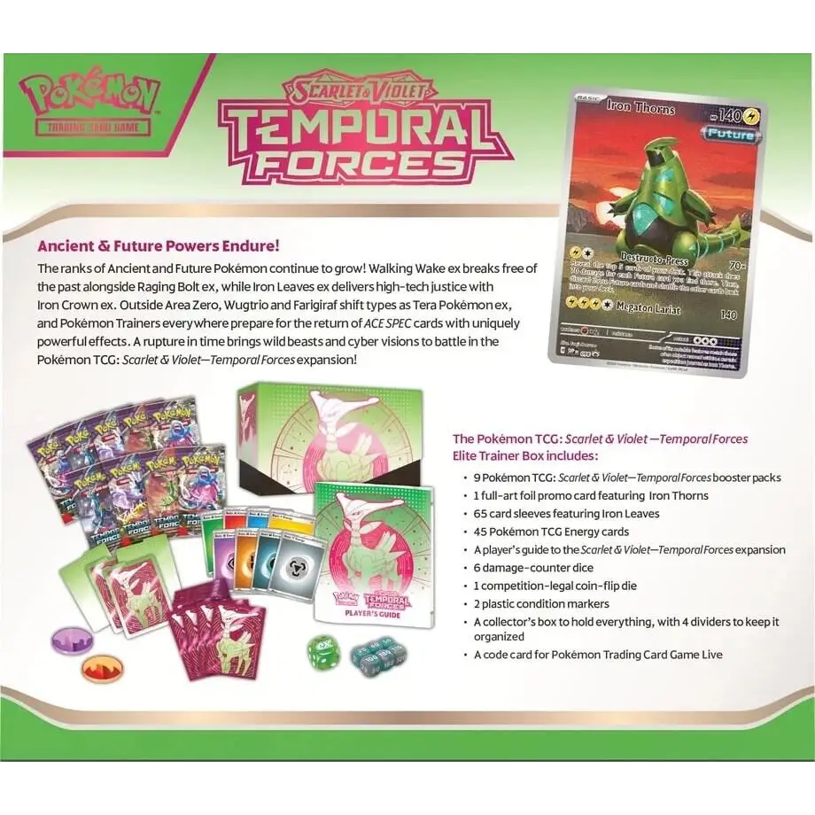 Temporal Forces Elite Trainer Box - SV05: Temporal Forces (TEF)