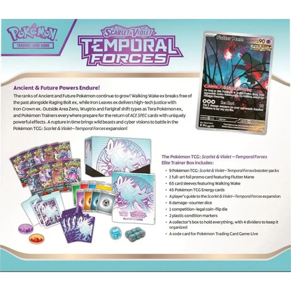 Temporal Forces Elite Trainer Box - SV05: Temporal Forces (TEF)