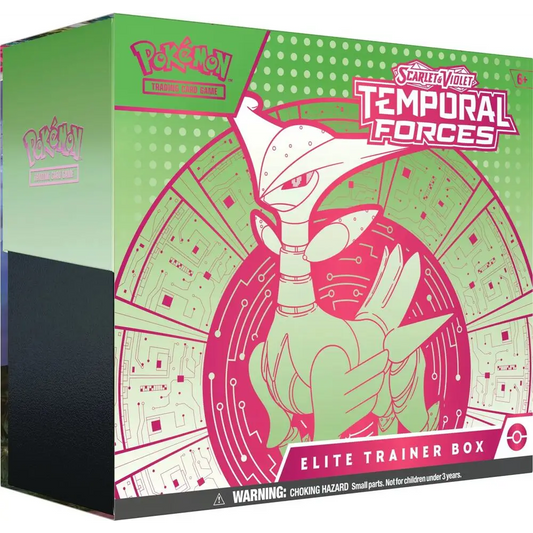 Temporal Forces Elite Trainer Box - SV05: Temporal Forces (TEF) - Iron Leaves