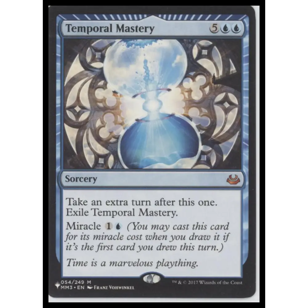 Temporal Mastery Modern Masters 2017 #54 - Trading Card