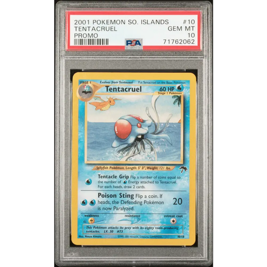 Tentacruel 2001 Pokemon Southern Islands Promo #10 Promo PSA 10