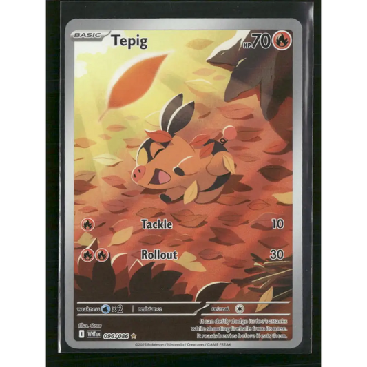 Tepig - 096/086 - SV: White Flare (WHT) - Trading Card