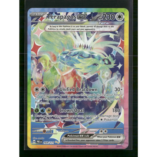 Terapagos ex SV: Prismatic Evolutions #169/131 - Trading Card