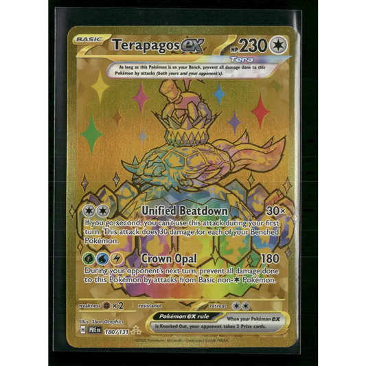 Terapagos ex SV: Prismatic Evolutions #180/131 - Trading Card