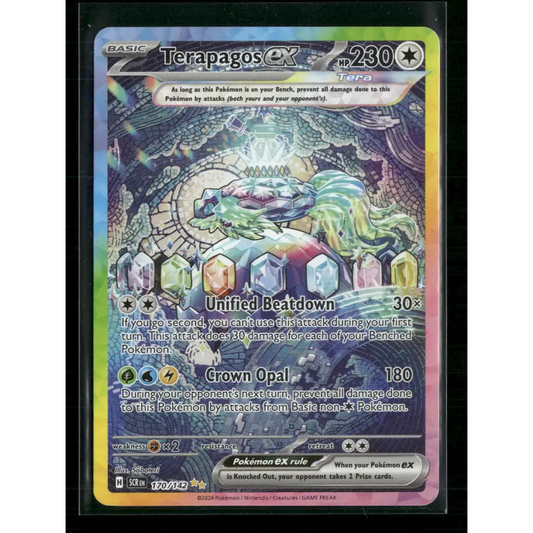 Terapagos ex SV07: Stellar Crown #170/142 - Trading Card