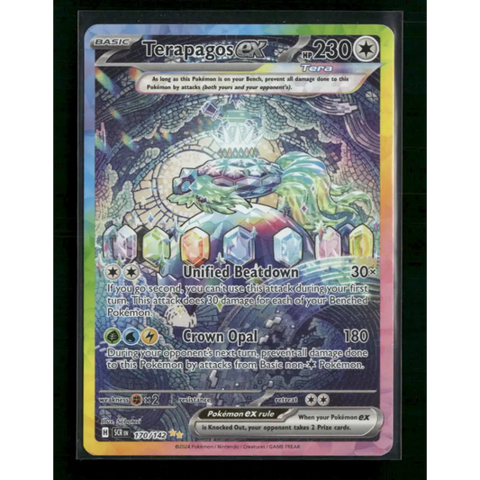 Terapagos ex SV07: Stellar Crown #170/142 - Trading Card