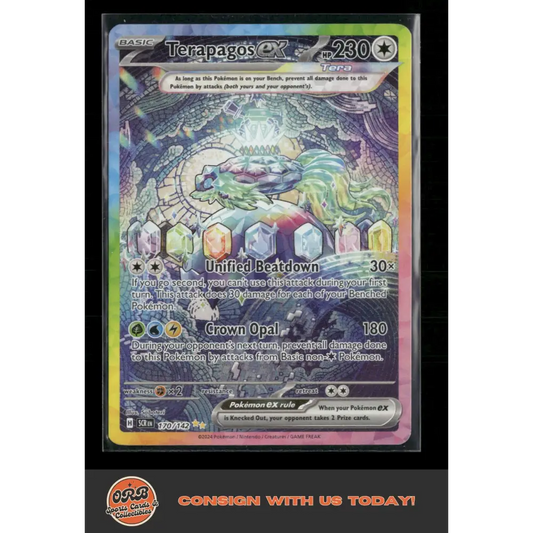 Terapagos ex SV07: Stellar Crown #170/142 - Trading Card