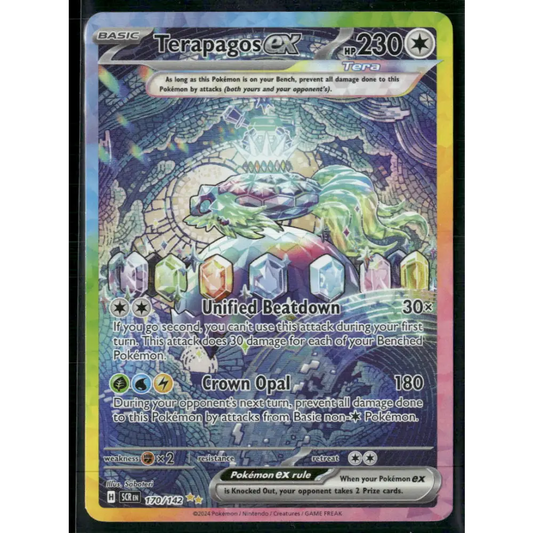 Terapagos ex SV07: Stellar Crown #170/142 - Trading Card
