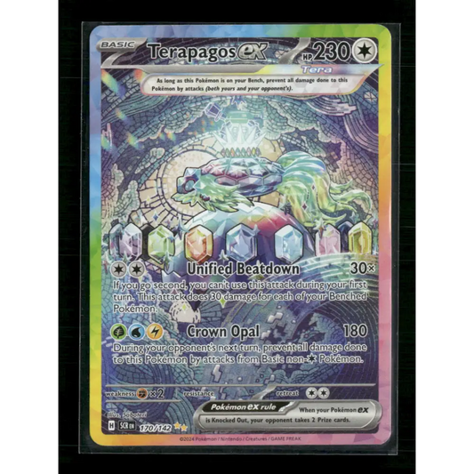 Terapagos ex SV07: Stellar Crown #170/142 - Trading Card