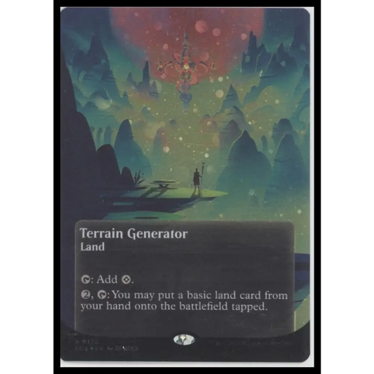 Terrain Generator (Borderless) (Galaxy Foil) Edge of Eternities: Stellar #178 - Trading Card