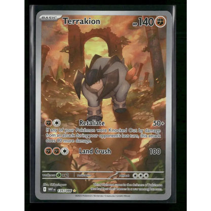 Terrakion SV: White Flare #135/086 - Trading Card