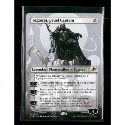 Tezzeret Cruel Captain (Borderless) Edge of Eternities #287 - Trading Card