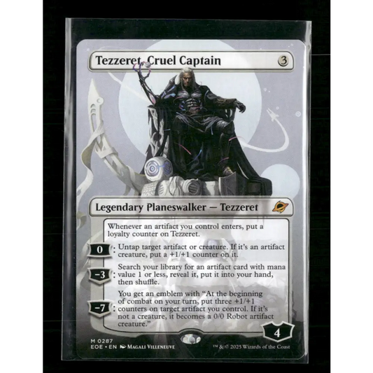 Tezzeret Cruel Captain (Borderless) Edge of Eternities #287 - Trading Card