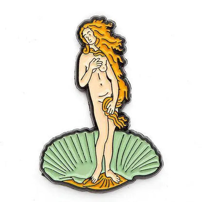 The Birth of Venus Enamel Pin - Today is Art Day - Toys & Games