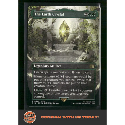The Earth Crystal (Borderless) FINAL FANTASY #342 - Trading Card