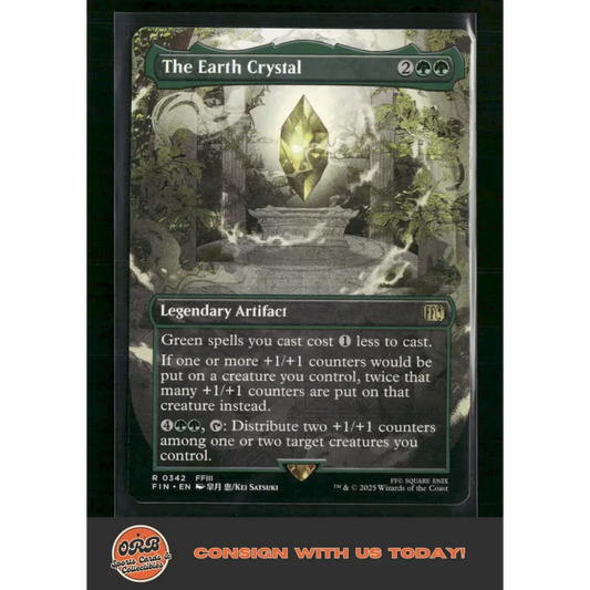 The Earth Crystal (Borderless) FINAL FANTASY #342 - Trading Card