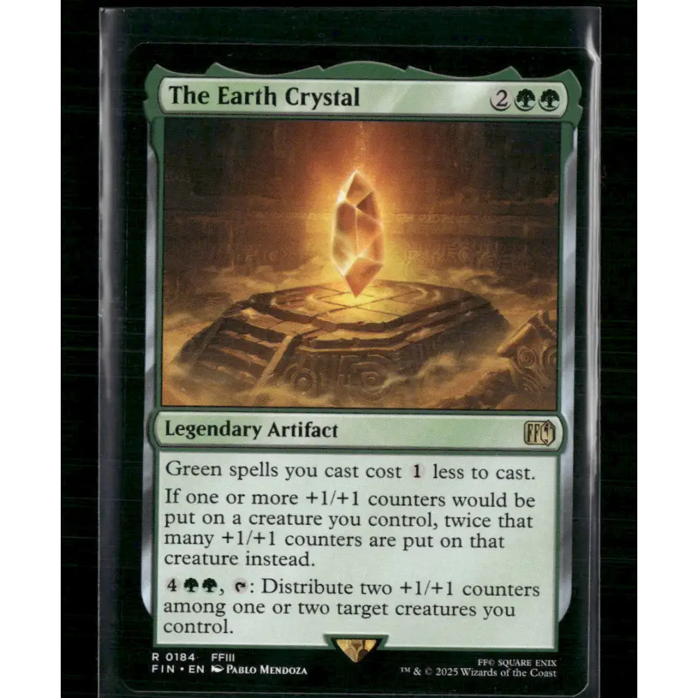 The Earth Crystal FINAL FANTASY #184 - Trading Card