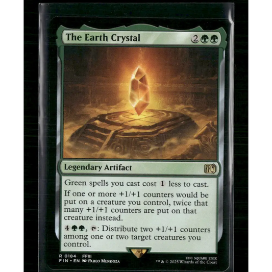 The Earth Crystal FINAL FANTASY #184 - Trading Card