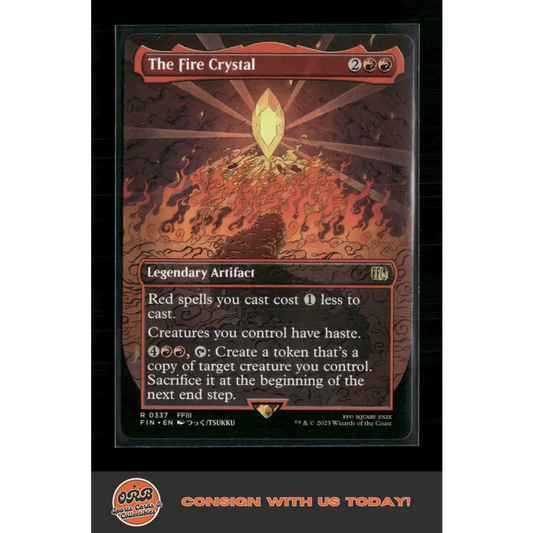 The Fire Crystal (Borderless) FINAL FANTASY #337 - Trading Card
