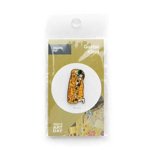 The Kiss by Gustav Klimt Enamel Pin - Today is Art Day - Toys & Games