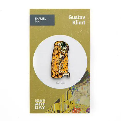 The Kiss by Gustav Klimt Enamel Pin - Today is Art Day - Toys & Games