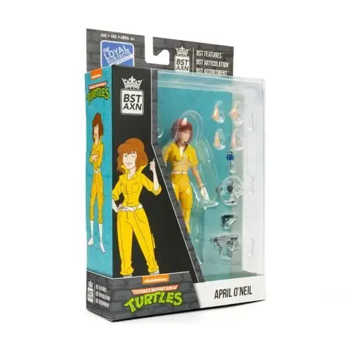 The Loyal Subjects BST AXN Teenage Mutant Ninja Turtles 5-Inch Action Figure - Select Figure(s) - April O’Neil - Toys &