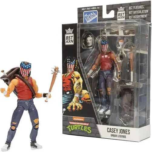 The Loyal Subjects BST AXN Teenage Mutant Ninja Turtles 5-Inch Action Figure - Select Figure(s) - Casey Jones Urban