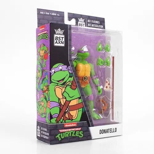 The Loyal Subjects BST AXN Teenage Mutant Ninja Turtles 5-Inch Action Figure - Select Figure(s) - Donatello - Toys &