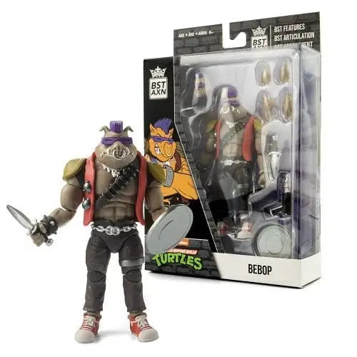 The Loyal Subjects BST AXN Teenage Mutant Ninja Turtles 5-Inch Action Figure - Select Figure(s) - Bebop - Toys & Games