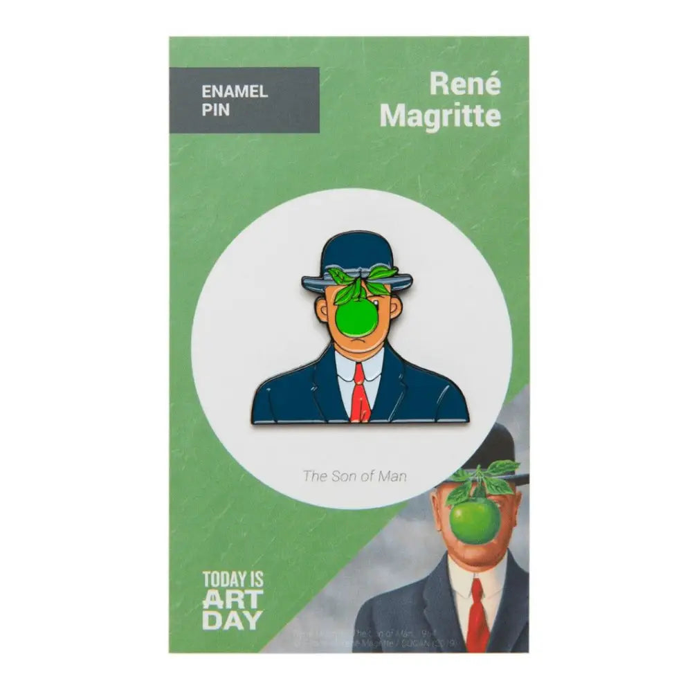 The Son of Man by Magritte Enamel Pin - Today is Art Day - Toys & Games