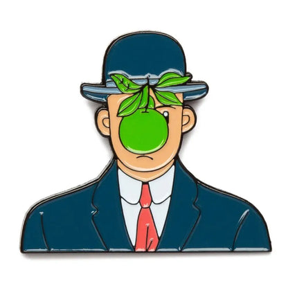 The Son of Man by Magritte Enamel Pin - Today is Art Day - Toys & Games