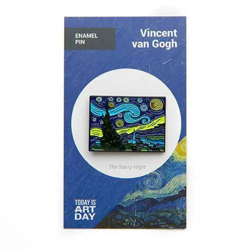 The Starry Night Enamel Pin - Today is Art Day - Toys & Games