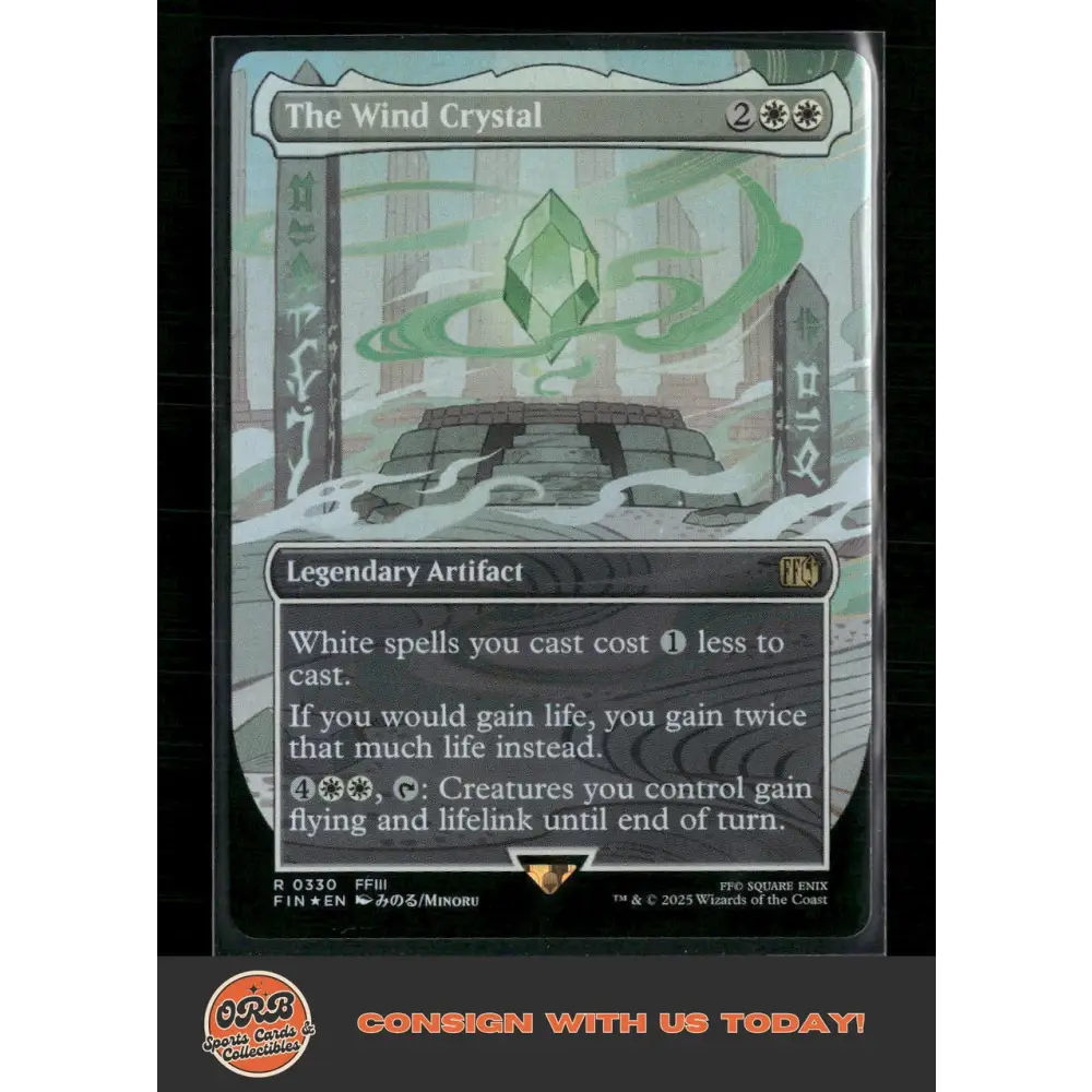 The Wind Crystal (Borderless) FINAL FANTASY #330 Foil - Trading Card