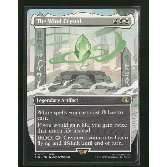 The Wind Crystal (Borderless) FINAL FANTASY #330 - Trading Card