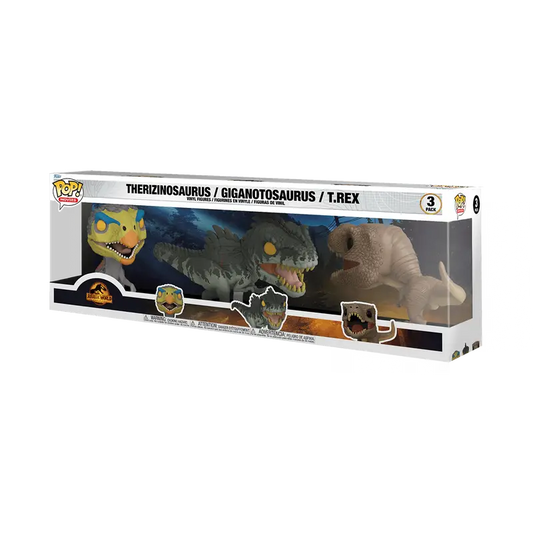 Therizinosaurus Giganotosaurus T.Rex 3-pk (Jurassic World Dominion)