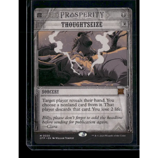 Thoughtseize Outlaws of Thunder Junction: Breaking News #20 - Trading Card